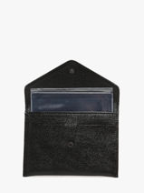 Leather Wallet Etincelle Irise Etrier Black etincelle irisee EETI054-vue-porte