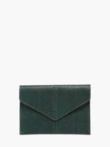 Salmon Leather Sous L'eau Document Holder Etrier Green sous l'eau ESOU054