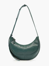 Small Crossbody Bag Sosoomao Leather Etrier Green sosoomao ECSO057S