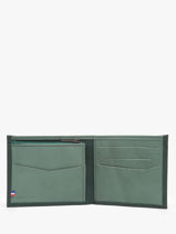 Wallet With Coin Purse Cadence Leather Etrier Green cadence ECAD5009-vue-porte