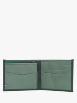 Wallet With Coin Purse Leather Etrier Green cadence ECAD5009-vue-porte