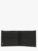 Wallet With Coin Purse Leather Etrier Black cadence ECAD5009-vue-porte