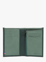 Portefeuille Met Portemonnee Cadence Leder Etrier Groen cadence ECAD5010-vue-porte