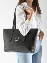 Shoulder Bag Altesse Leather Etrier Black altesse EALT088M-vue-porte