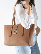 Shoulder Bag Altesse Leather Etrier Brown altesse EALT088M-vue-porte