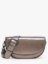 Shoulder Bag Emeraude Leather Etrier Brown emeraude EEME065M