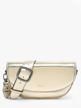 Shoulder Bag Emeraude Leather Etrier Gold emeraude EEME065M