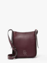 Cross Body Tas Foudre Leder Etrier Violet foudre EFOD087S