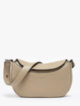 Crossbody Bag Manege Leather Etrier Beige manege EMAN077M