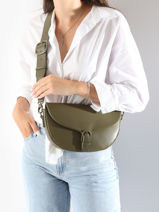 Cross Body Tas Oxer Leder Etrier Groen oxer EOXE065M-vue-porte