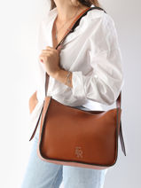 Shoulder Bag Foudre Leather Etrier Brown foudre EFOD087M-vue-porte