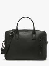 1 Compartment Business Bag With 15" Laptop Sleeve Etrier Black fleche EFLE8211