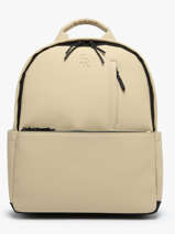 2-compartment Backpack With 15" Laptop Sleeve Etrier Beige impulsion EIMP8282