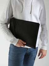 Laptop Cover With 15" Laptop Sleeve Etrier Black fleche EFLE817L-vue-porte