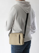 Cross Body Tas Etrier Beige impulsion EIMP710M-vue-porte