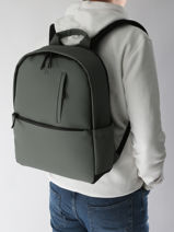 2-compartment Impulsion Backpack With 15" Laptop Sleeve Etrier Green impulsion EIMP8282-vue-porte