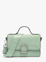 Small Leather Altesse Crossbody Bag Etrier Green altesse EALT048S