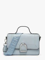 Cross Body Tas S Altesse Leder Etrier Blauw altesse EALT048S