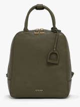 Small Leather Tradition Backpack Etrier Green tradition ETRA037S