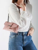 Crossbody Bag Jana Amour Leather Etrier Pink jana amour EJAM002R-vue-porte