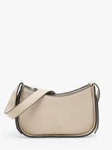 Cross Body Tas Foudre Leder Etrier Beige foudre EFOD089S