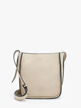 Cross Body Tas S Foudre Leder Etrier Beige foudre EFOD087S