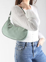 Medium Leather Altesse Shoulder Bag Etrier Green altesse EALT017M-vue-porte