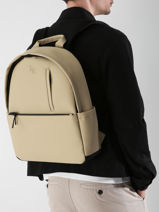 2-compartment Impulsion Backpack With 15" Laptop Sleeve Etrier Beige impulsion EIMP8282-vue-porte