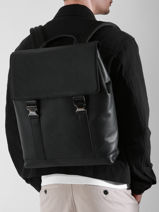 1 Compartment Backpack Flche With 15" Laptop Sleeve Etrier Black fleche EFLE8221-vue-porte