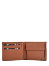 Wallet Leather Madras Etrier Brown madras EMAD121-vue-porte