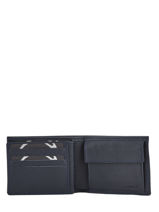 Wallet Leather Madras Etrier Blue madras EMAD121-vue-porte