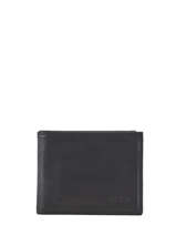 Leather Wallet Oil Etrier Black oil EOIL102