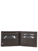 Leather Wallet Oil Etrier Brown oil EOIL102-vue-porte