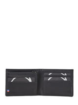 Leather Wallet/purse Oil Etrier Black oil EOIL102-vue-porte