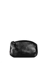 Leather S Coin Purse Etincelle Irise Etrier Black etincelle irisee EETI652