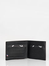 Wallet With Card Holder Madras Leather Etrier Black madras EMAD740-vue-porte