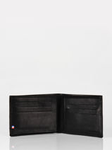 Wallet With Card Holder Oil Leather Etrier Black oil EOIL740-vue-porte
