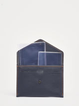 Wallet Paris Leather Etrier Blue paris EPAR054-vue-porte