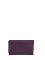 Leather Card Holder Etincelle Nubuck Etrier Brown etincelle nubuck EETN650