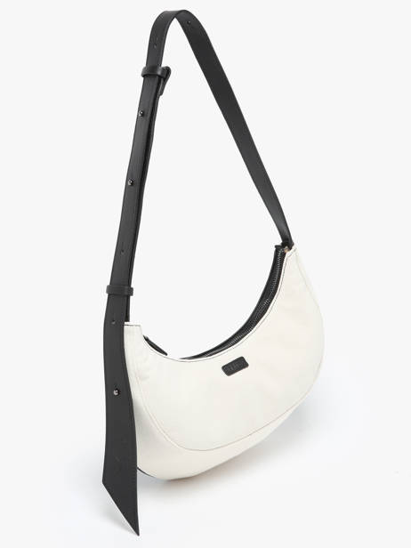 Medium Shoulder Bag Sosoomao Cotton And Leather Etrier Black sosoomao coton ECSC057M other view 2