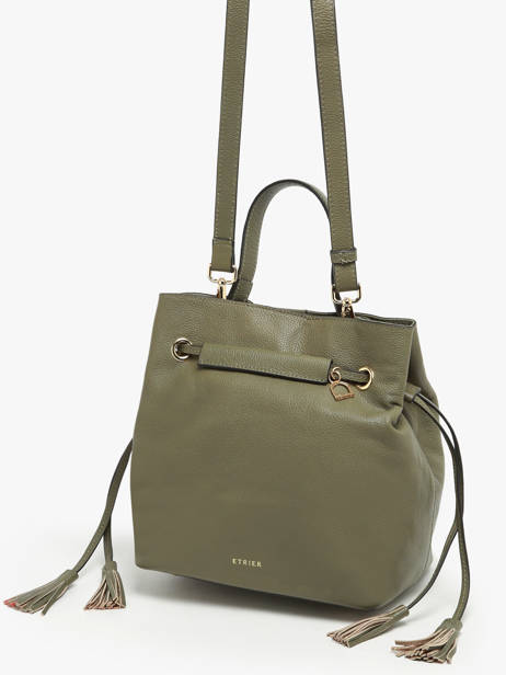 Bucket Bag M Tradition Leder Etrier Groen tradition ETRA004M ander zicht 2