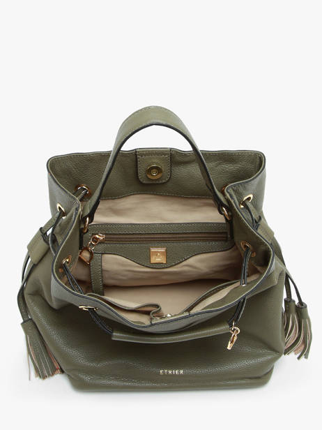 Bucket Bag M Tradition Leder Etrier Groen tradition ETRA004M ander zicht 3