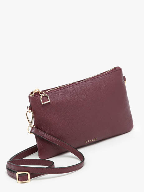 Cross Body Tas Tradition Cuir Etrier Violet tradition ETRA0141 ander zicht 2