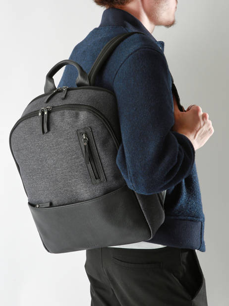 2-compartment Backpack Etrier Gray light ELIG8282 other view 1