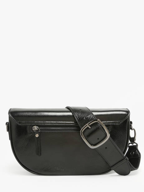 Shoulder Bag Emeraude Leather Etrier Black emeraude EEME065M other view 4