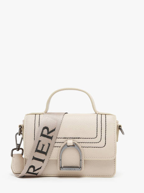 Cross Body Tas Altesse Surpique Leder Etrier Beige altesse surpique EALS048X