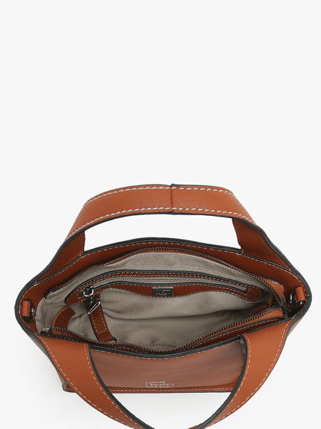 Crossbody Bag Foudre Leather Etrier Brown foudre EFOD107S other view 3