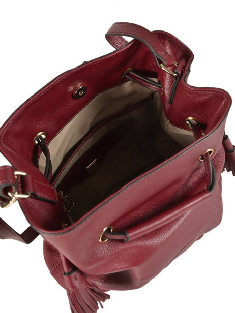 Shoulder Bag Paris Leather Etrier Red paris EPAR10 other view 4