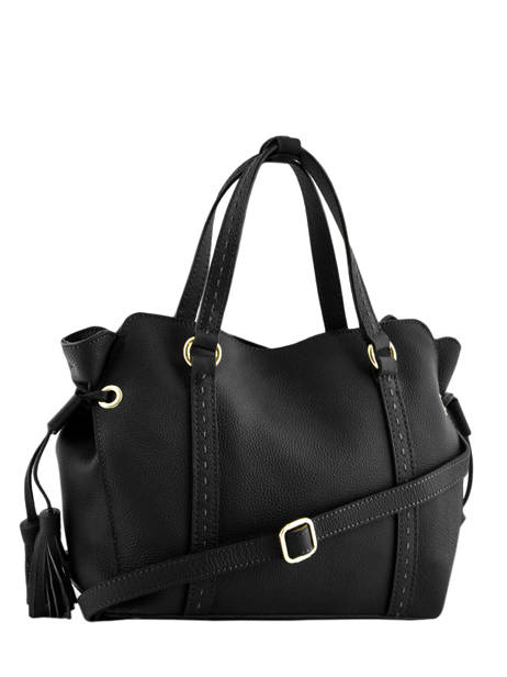 Sac Porte Main Tradition Cuir Etrier Noir tradition EHER24 vue secondaire 3