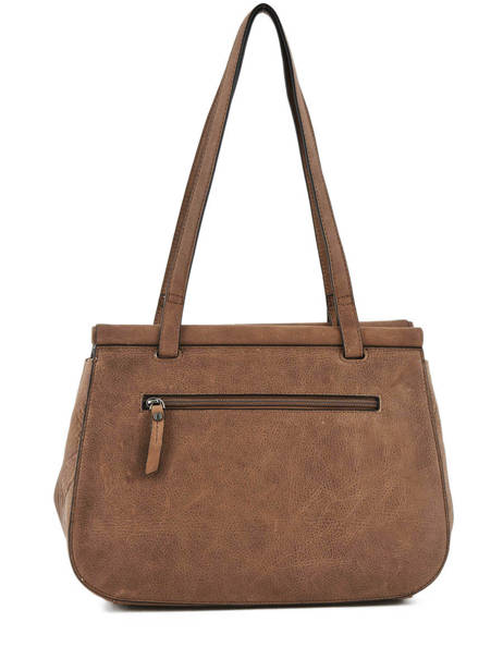 Sac Shopping Casac Cuir Etrier Marron casac ECAS04 vue secondaire 3